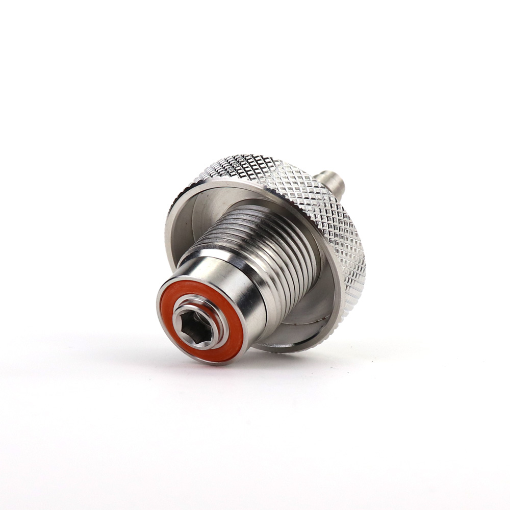 New Paintball Air Gun Airsoft PCP Air Rifle HP Fill Station Stainless Steel 300Bar Din Valve with 8MM Quick Disconnect Male Plug