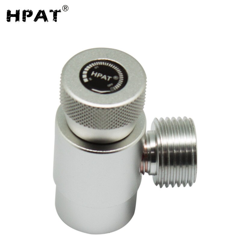 CO2 Fill Adapters On/Off for CGA320 tank with DIN 477 W21.8-14 Outer Thread 