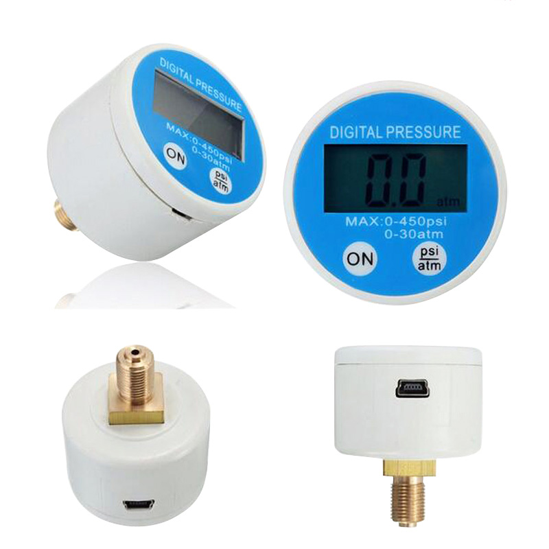 Digital Pressure Gauge 450psi/30atm with RS232 USB