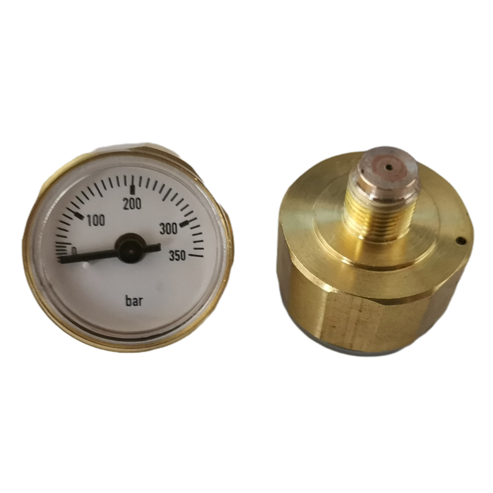 ED 28mm Dial Precision Air Pressure Gauge Manometer 350Bar With 1/8'' BSP Thread For Paintball PCP Gun