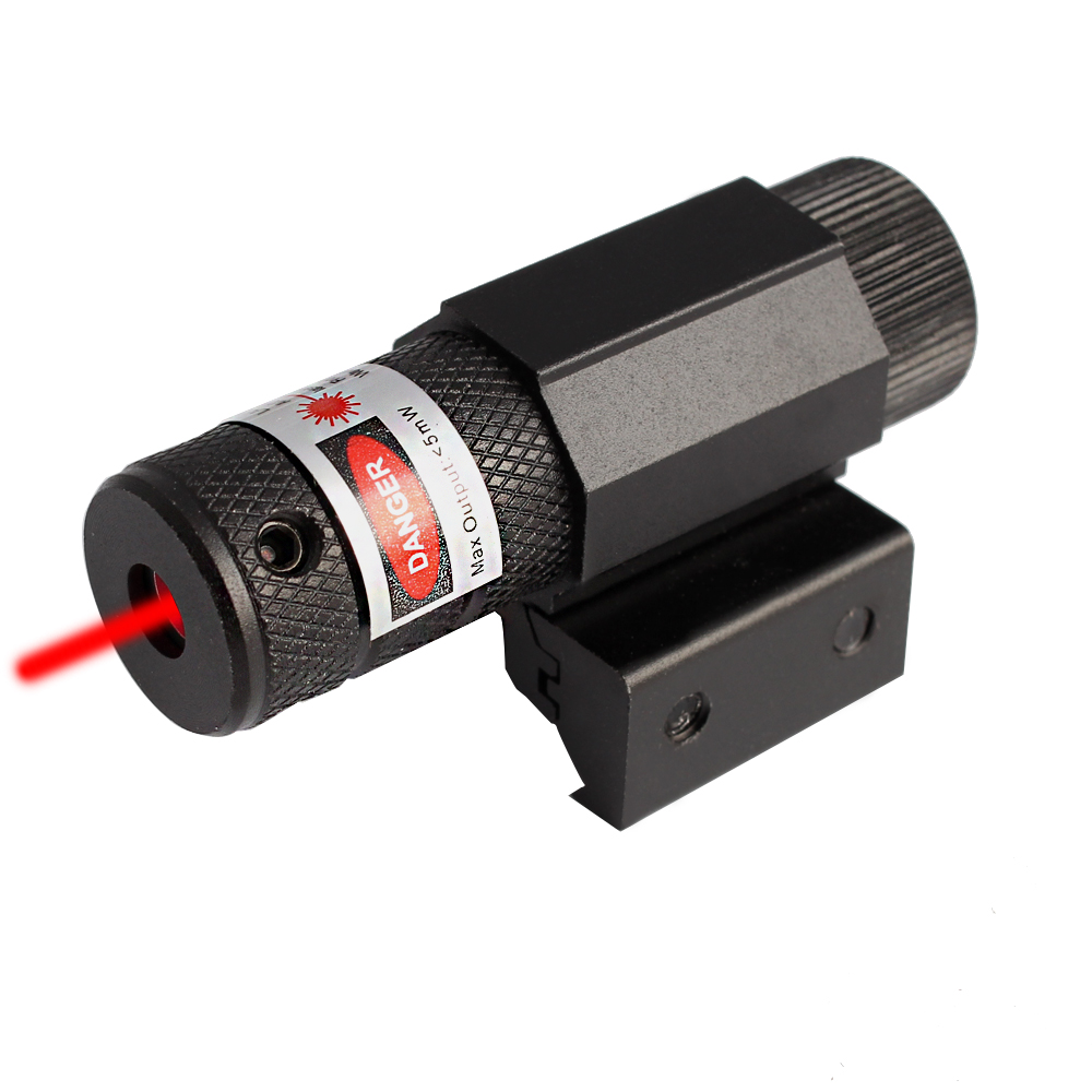 MAGORUI Tactical Mini Red Dot Laser Sight for Picatinny and Rifle with 650nm Adjustable 11mm/20mm Picatinny/Weaver Mount