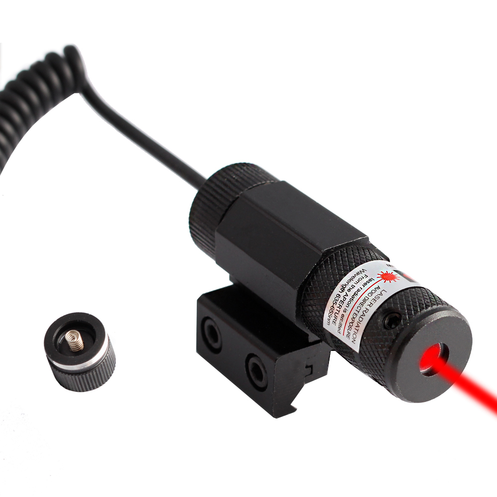 MAGORUI Tactical Mini Red Dot Laser Sight for Picatinny and Rifle with 650nm Adjustable 11mm/20mm Picatinny/Weaver Mount