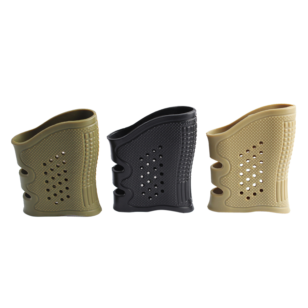 Magorui Tactical Pistol Rubber Grip Anti Slip Glove for Glock 17 19 20 21 22 23 31 32 Tactical Hunting Magazine Accessories