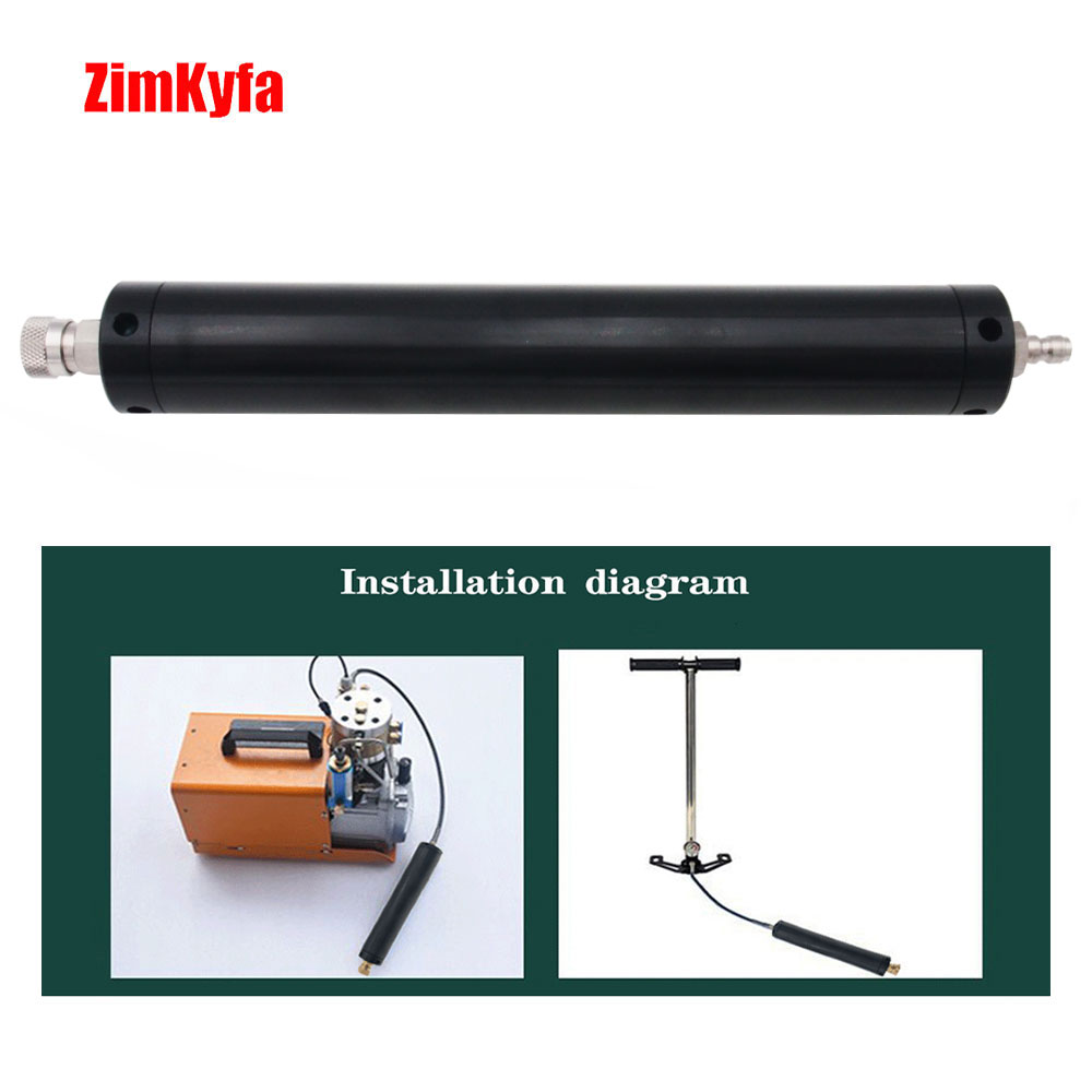 PCP Scuba Inflator Compressor High Pressure Air Filter Oil and Water Separator Hand Pump 30MPA 300BAR