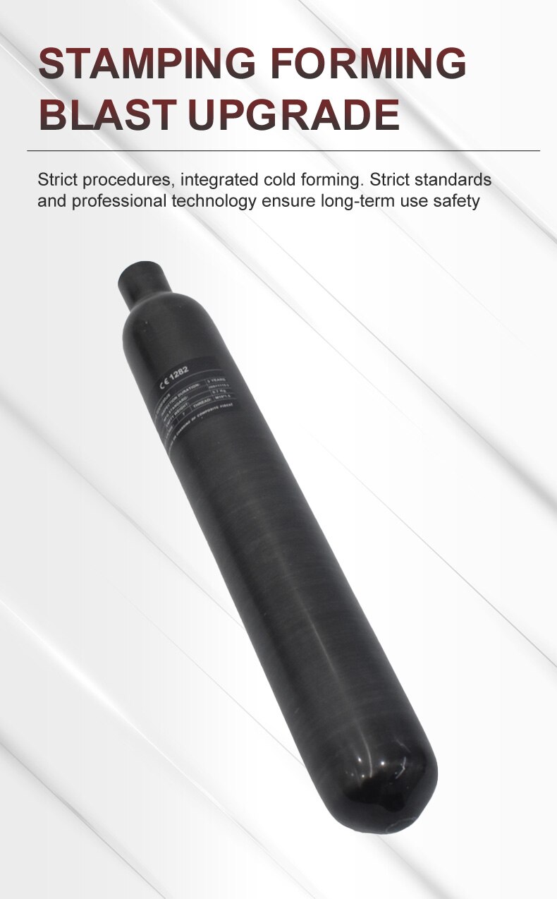 30Mpa 300Bar 4500Psi 0.7L 700cc Carbon Fiber Cylinder Air Tank Paintball HPA Hunting for PCP Air Rifle Tank FX Thread M18*1.5