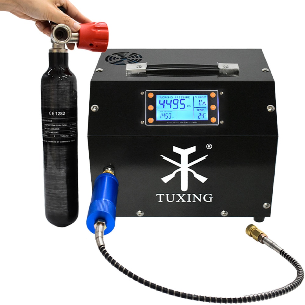 12V LCD Air Compressor for PCP Air Rifle Scuba Tank