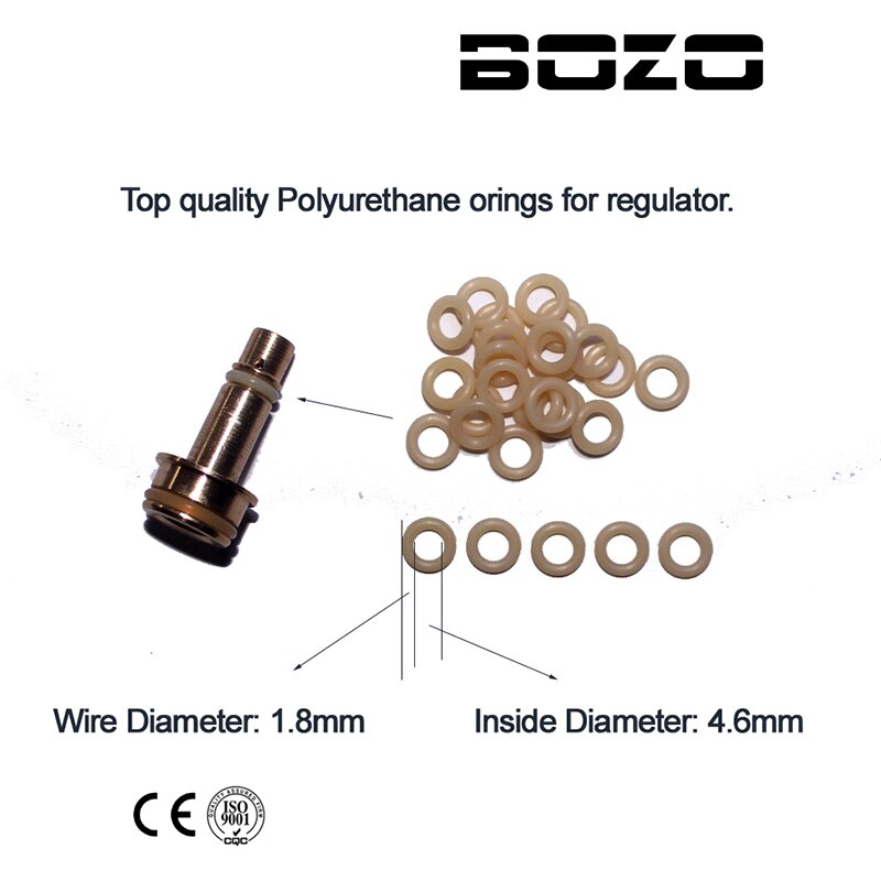 HPA Air Tank Regulator O-Rings High Quality Polyurethane Orings Backup Replace 10bags/25bags Free Shipping