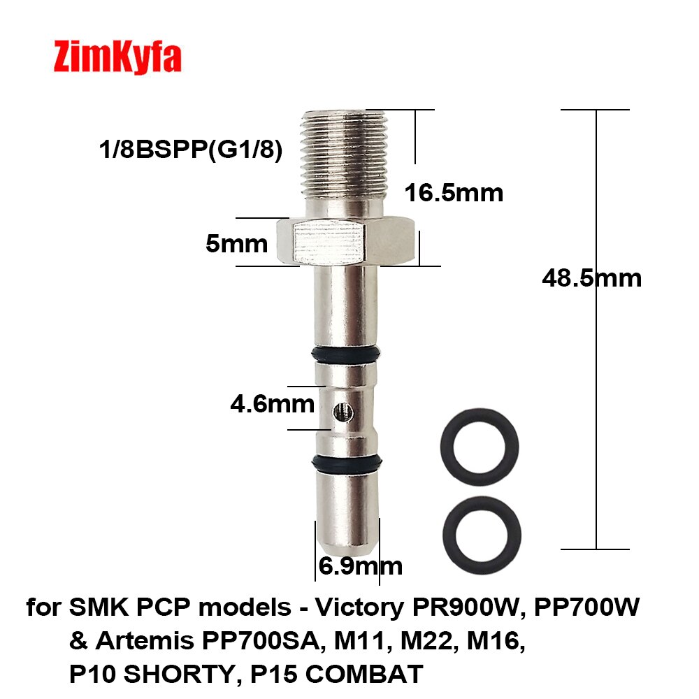 Air Rifle PCP Filling Probe for FX Hatsan,BSA,Webley,SMK Artemis,Cricket,BSA,WEIHRAUCH,Walther Rotex R8 and RM8 Replacement