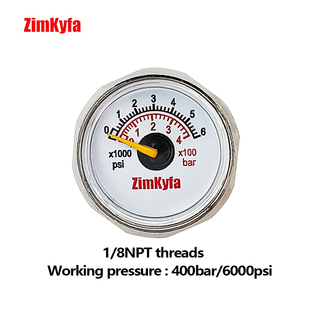 Paintball PCP Air Mini Micro Pressure Gauge Manometre Manometer W/1/8BSPP(G1/8),1/8NPT,M10,M8