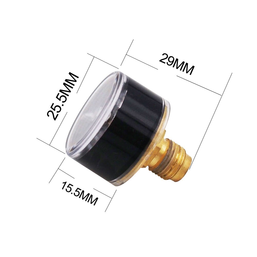 Paintball PCP Air Mini Micro Pressure Gauge Manometre Manometer W/1/8BSPP(G1/8),1/8NPT,M10,M8