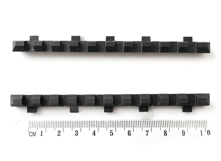 For TOZ-34 Ventilated Rib Rail 8 mm to Weaver Picatinny Mount Adapter Steel Black