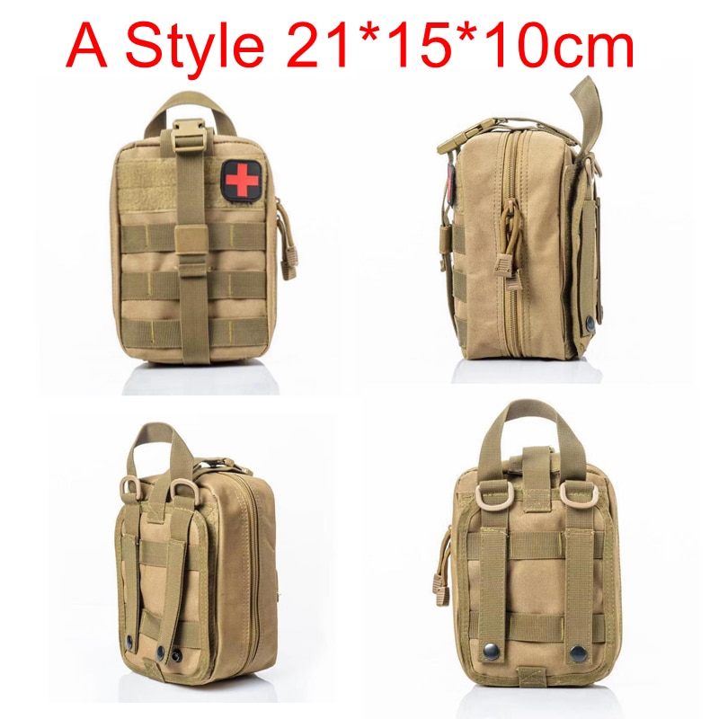 Tactical First Aid Survival Kit Emergency Outdoor Camping Military Gear  Backpack