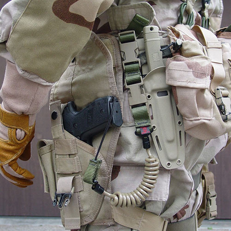 Tactical Two Point Gun Rope Spring Strap Outdoor Anti-lost Airsoft Paintball Shooting Army Military Gun Rope Hunting Accessories