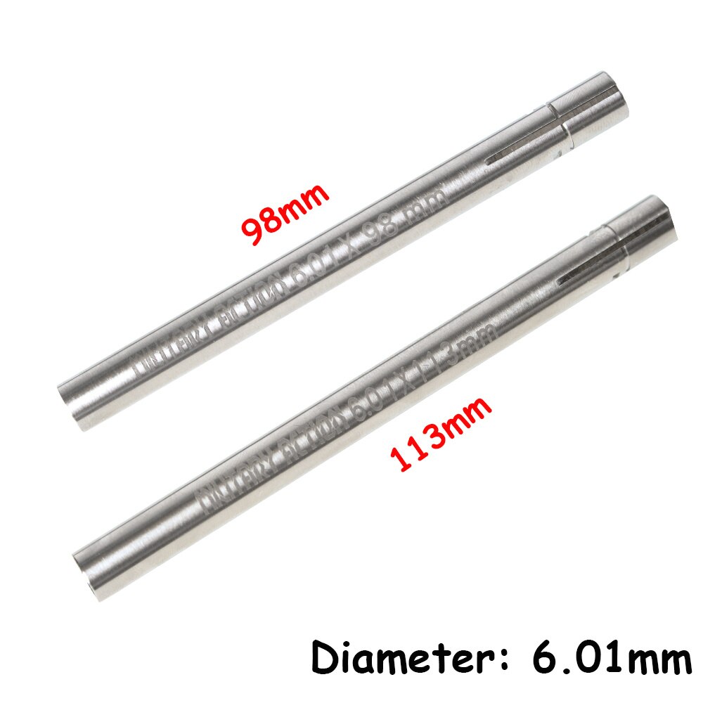 CNC Stainless Steel Precision GBB Inner Barrel 6.01mm 6.03mm 98mm 113mm Wide Bore Airsoft Paintabll Accessories