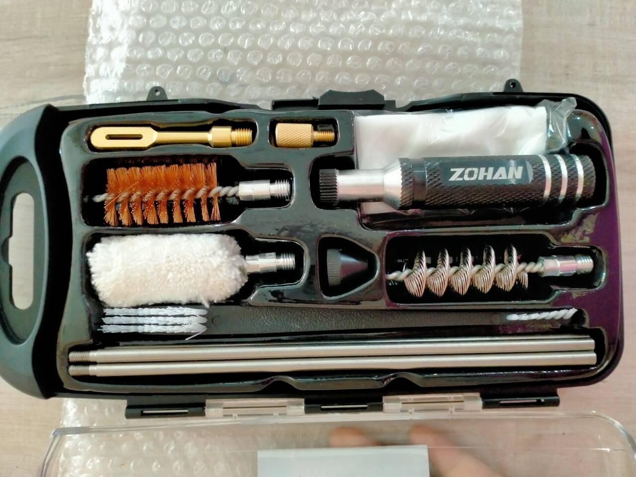 ZOHAN Gun Cleaning Kit Universal Gun Brush Tool for 12 Gauge Shotgun Cleaning Kit Gun Barrel Cleaner Portable Assembly Hunting