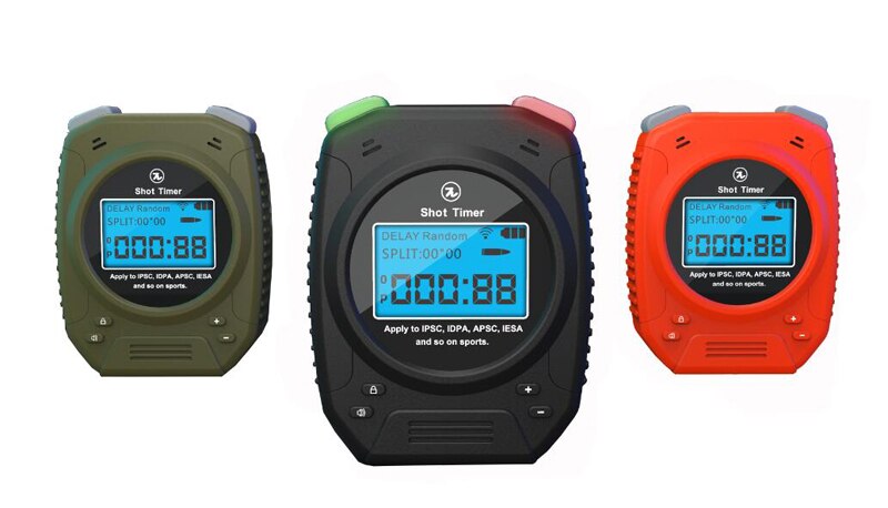 Special Pie Shot Timer for Firearm Airsoft IPSC Training Timer Digital Stopwatch Chronograph Watch Timer Counter