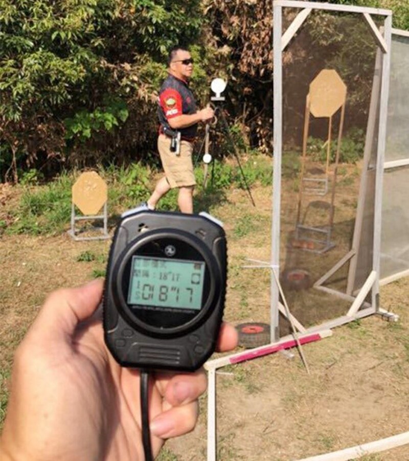 Special Pie Shot Timer for Firearm Airsoft IPSC Training Timer Digital Stopwatch Chronograph Watch Timer Counter