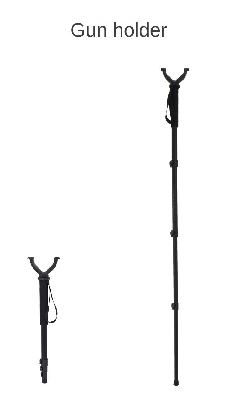 Portable Gun Holder Monopod Outdoor Tactical Shooting