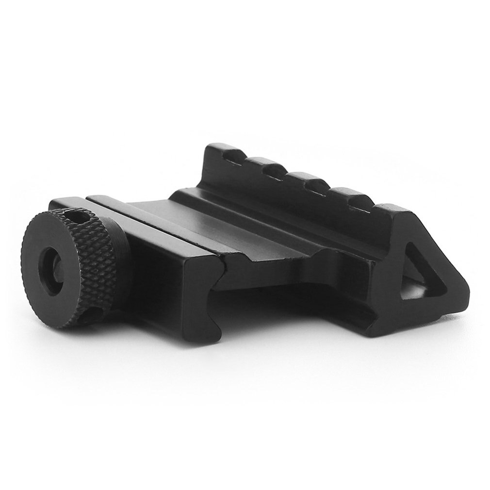 45 Degree Angle Tactical Scope Mount Aluminum 4 Slot Side Rail RTS Sight Rail Airsoft 45mm 20mm Pistol Base Adapter