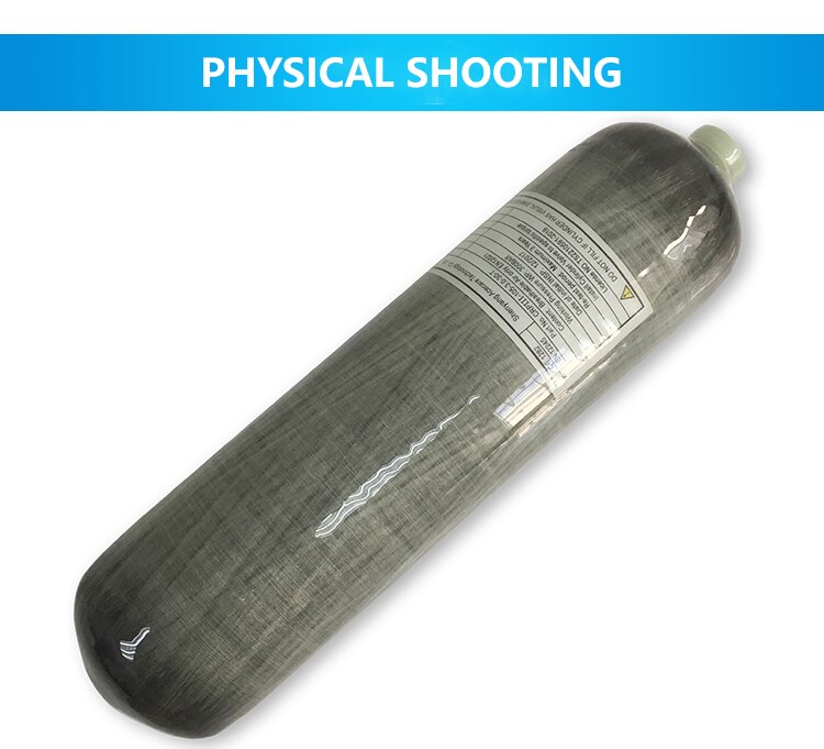 AC102301 Pcp 3L Air Tank Hp 4500Psi Carbon Fiber Gas Scuba Cylinder With Gauge Valve And Filling Station Underwater Hunting