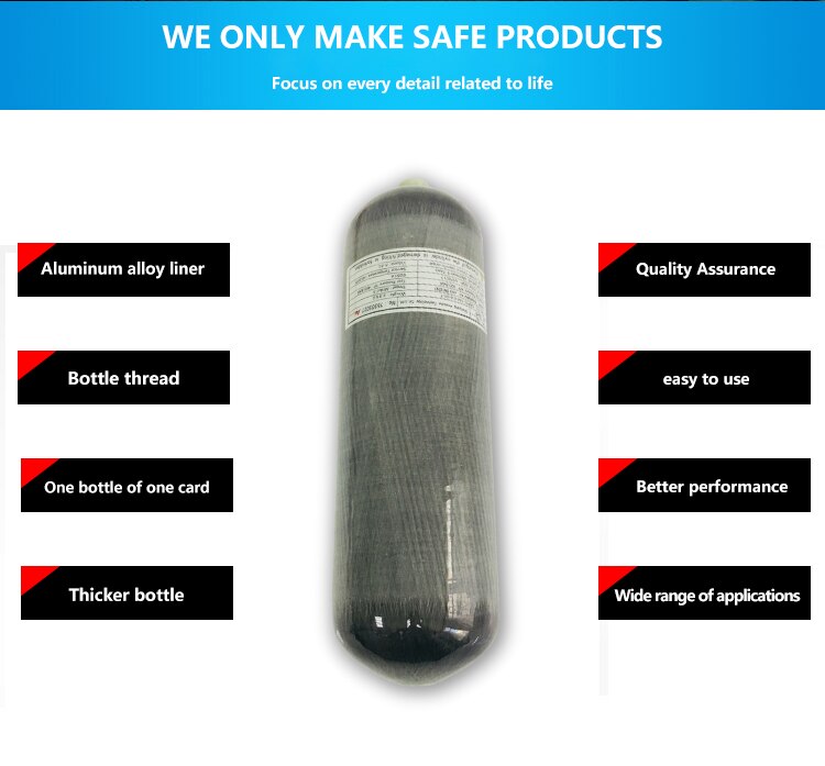 Acecare Scuba Diving Cylinder Carbon Fiber Tank Pcp Paintball 6.8L 300Bar/4500Psi CE Air Tank Airforce Condor Oxygen Gun Acecare Scuba Diving Cylinder Carbon Fiber Tank Pcp Paintball 6.8L 300Bar/4500Psi CE Air Tank Airforce Condor Oxygen Gun