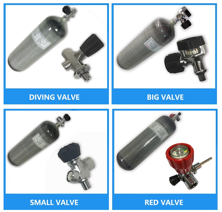 Acecare 9L Carbon Fiber Cylinder 4500Psi Hpa CE Scuba Tank & Valve & Filling Station Pcp Air Rifle/Airforce/Condor For Hunting