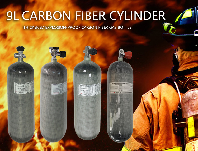 Acecare 9L Carbon Fiber Cylinder 4500Psi Hpa CE Scuba Tank & Valve & Filling Station Pcp Air Rifle/Airforce/Condor For Hunting