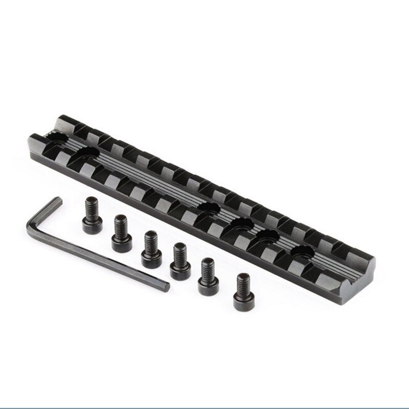 Scope Mount Tactical 120Mm Military Picatinny Rail 20Mm Standard Adapter Weaver Rail Base Plane Bottom Pistol Flashlight Laser