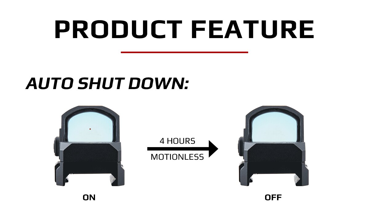 Vector Optics Frenzy 1x17x24 Red Dot Scope Pistol Handgun Sight IPX6 Water Proof Fit 21mm Picatinny GLOCK 17 19 9mm AR15 M4 AK