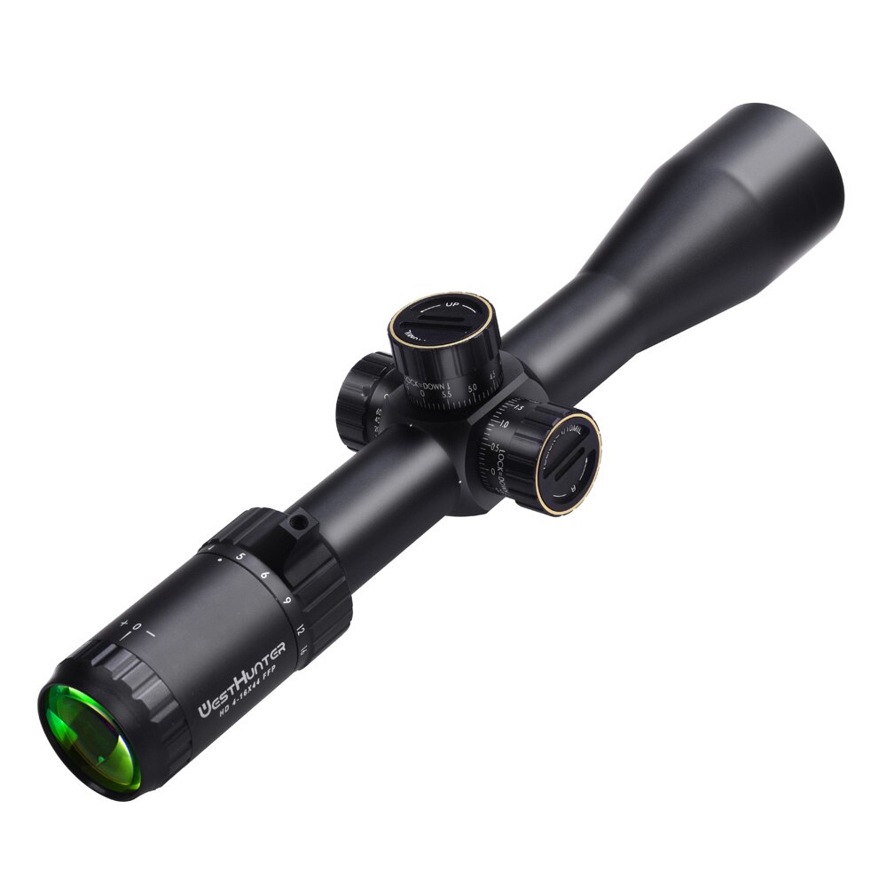 WESTHUNTER HD 4-16X44 FFP Hunting Scope First Focal Plane Riflescopes Tactical Glass Etched Reticle Optical Sights Fits .308