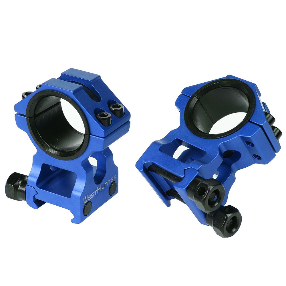 WESTHUNTER Universal Tactical Rifle Scope Mounts 25.4MM/30MM Dual Rings Full CNC Process Picatinny 20mm Optical Sights Mounts