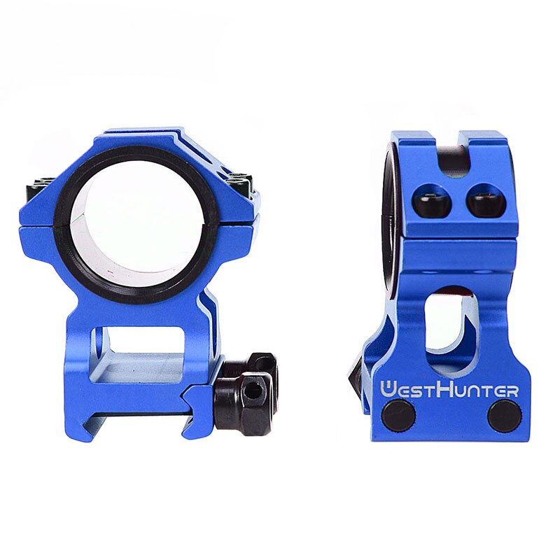 WESTHUNTER Universal Tactical Rifle Scope Mounts 25.4MM/30MM Dual Rings Full CNC Process Picatinny 20mm Optical Sights Mounts