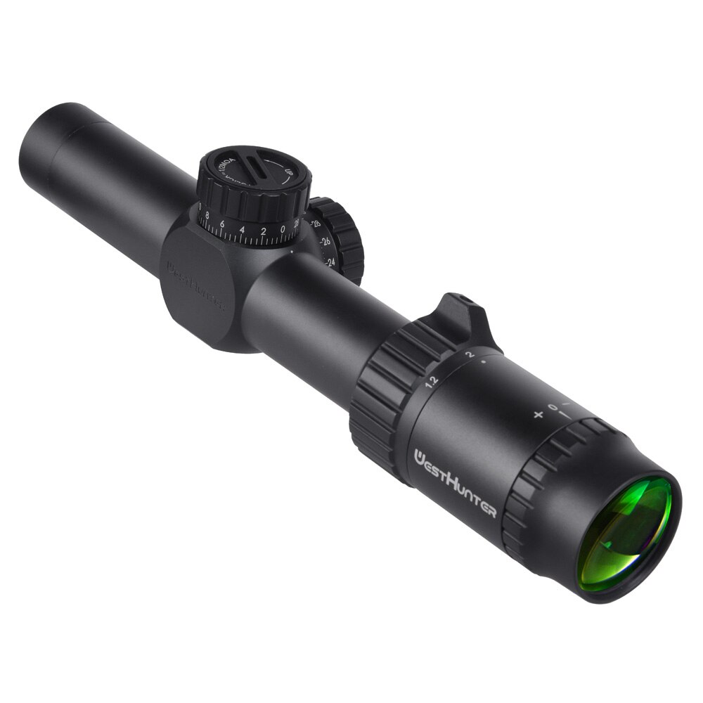 WestHunter HD-S 1.2-6X24 Compact Scope Mil Dot Reticle Airsoft Hunting Riflescopes Turret Reset Lock Tactical Optical Sight .223