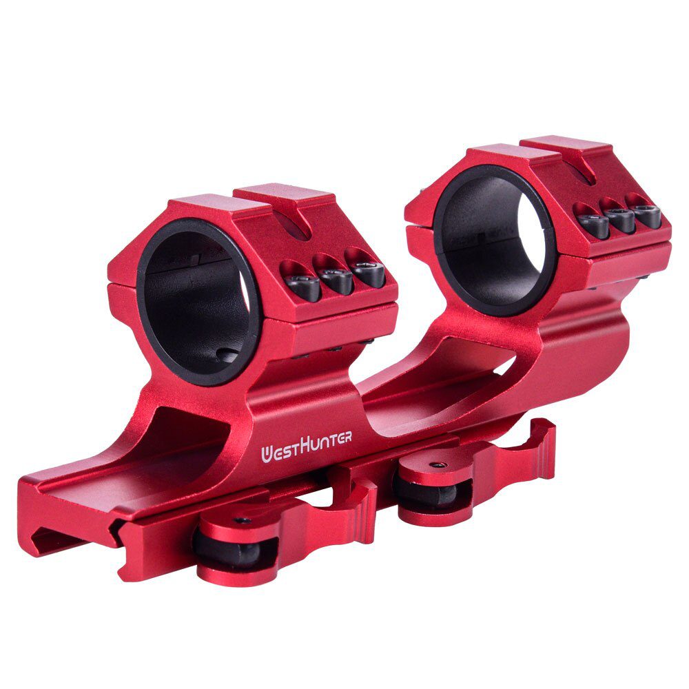 Quick Release Scope Mount 1"/30mm Dual Rings Hunting Accessories 20mm Picatinny Rail QD