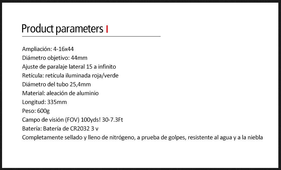 DIANA 4-16x44 Tactical Riflescope Optic Sight Green Red Illuminated Hunting Scopes Rifle Scope Sniper Airsoft Air Gun S