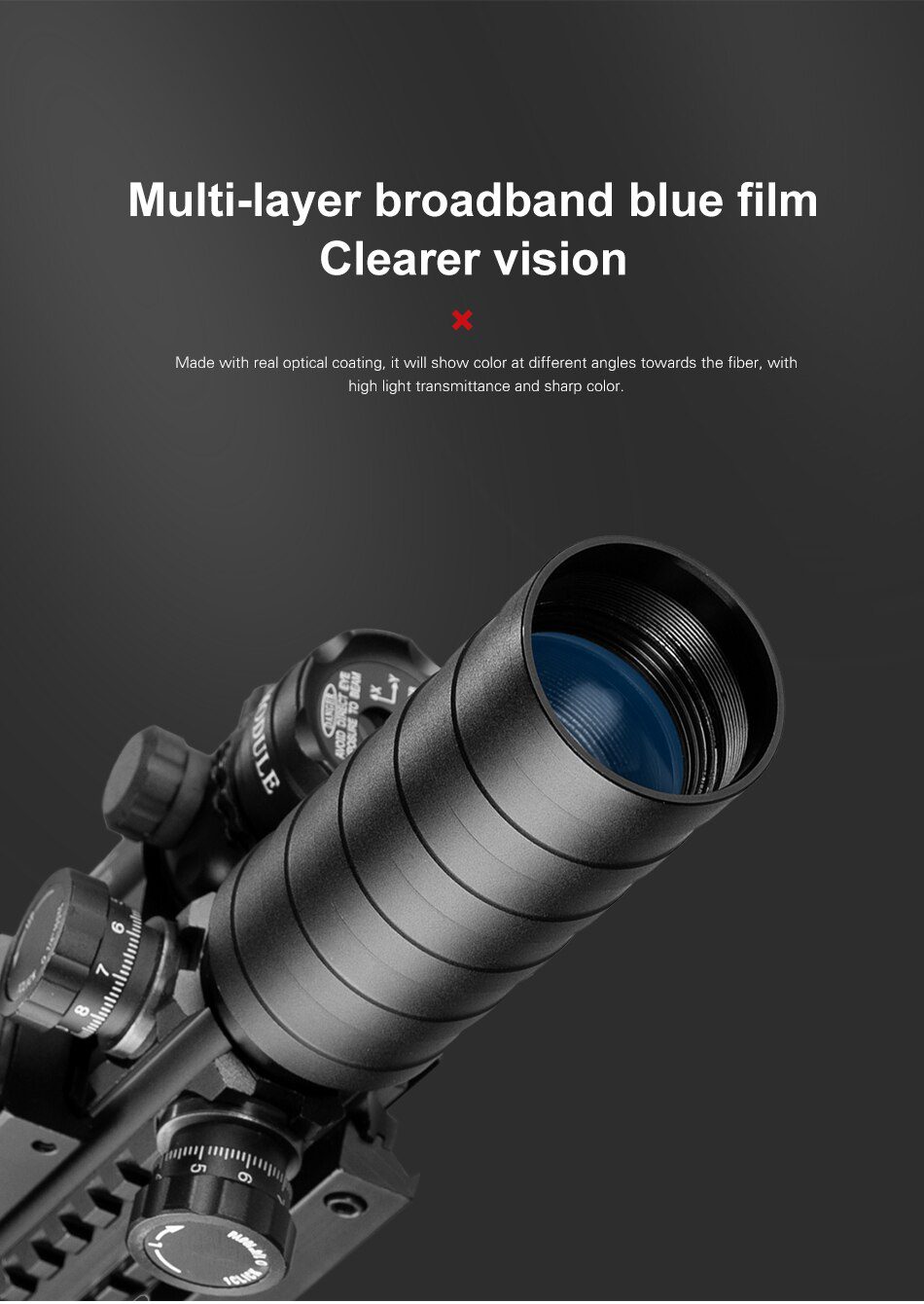 3-9X32EGC Tactical Optic Red Green Illuminated Riflescope Holographic Reflex 4 Reticle Dot Combo Hunting Rifle Scope