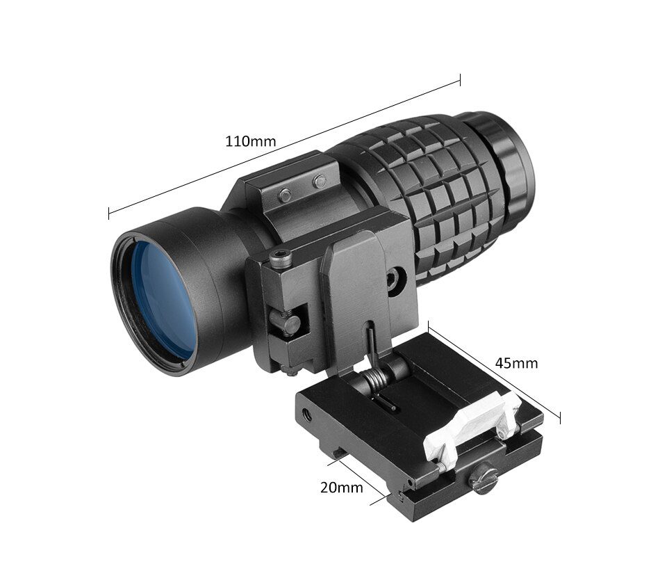 3x Magnifier Holographic 1x40RD Sight Riflescope PCP Mart