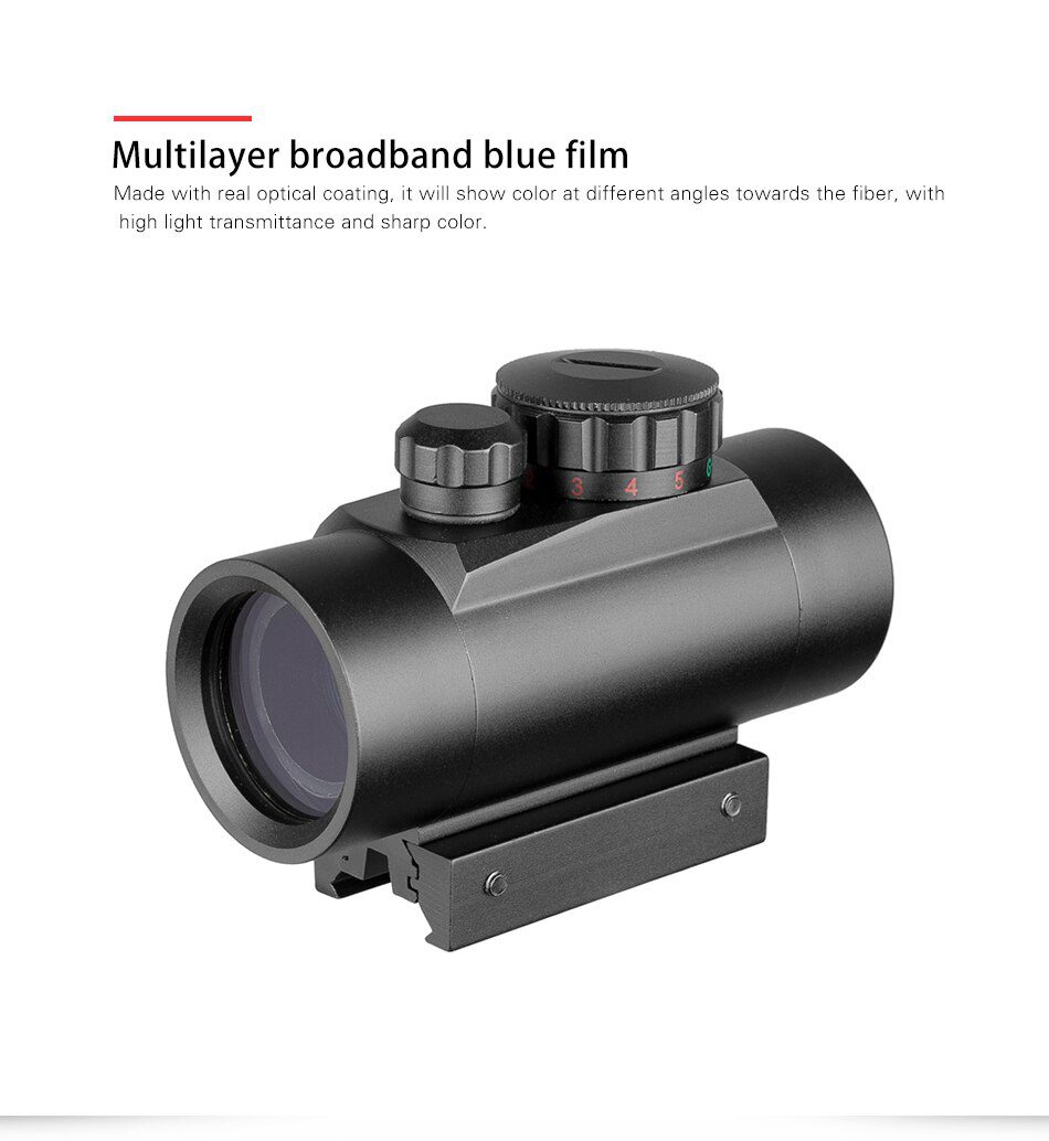 3x Magnifier Holographic 1x40RD Sight Riflescope PCP Mart