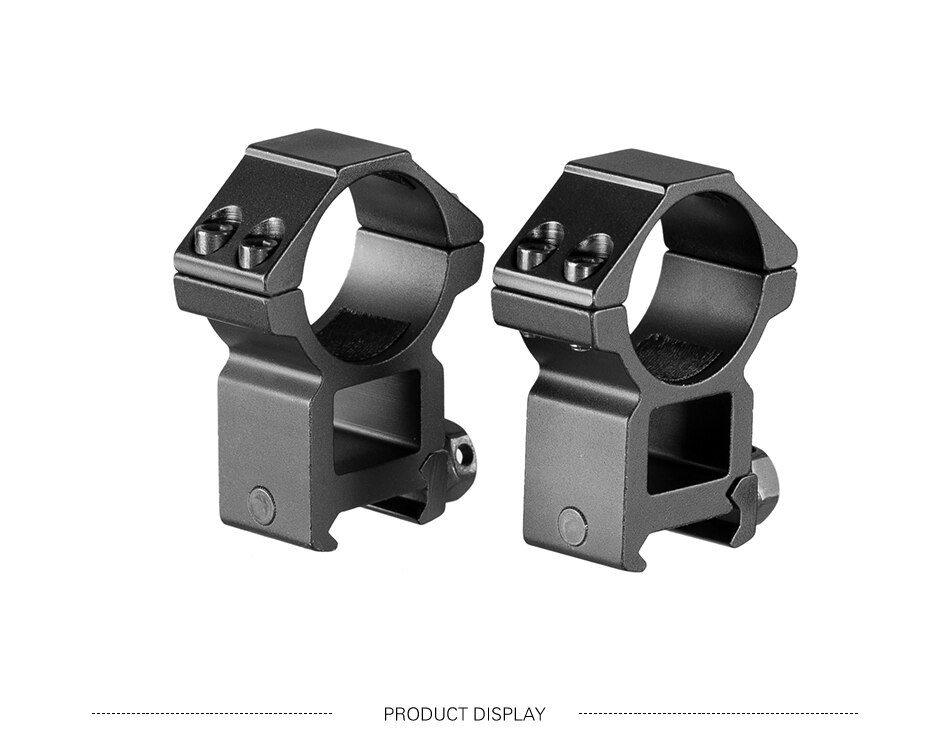 2pcs Rifle Tactical High Profile 30mm Scope Rings 20mm Dovetail Rail Mount