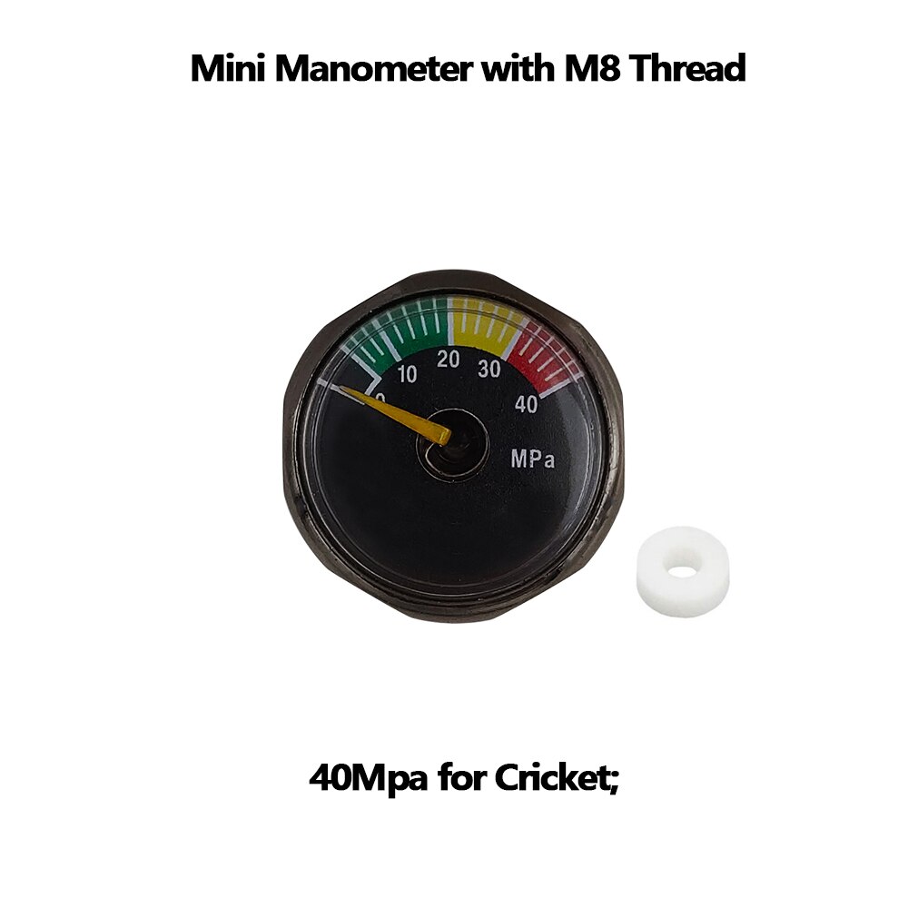 Airsoft Mini Micro M8 30Mpa/40Mpa For Cricket,0-6000PSI Dial Pressure Air Gauge Manometre Manometer High Pressure 25mm Diameter Airsoft Mini Micro M8 30Mpa/40Mpa For Cricket,0-6000PSI Dial Pressure Air Gauge Manometre Manometer High Pressure 25mm Diameter