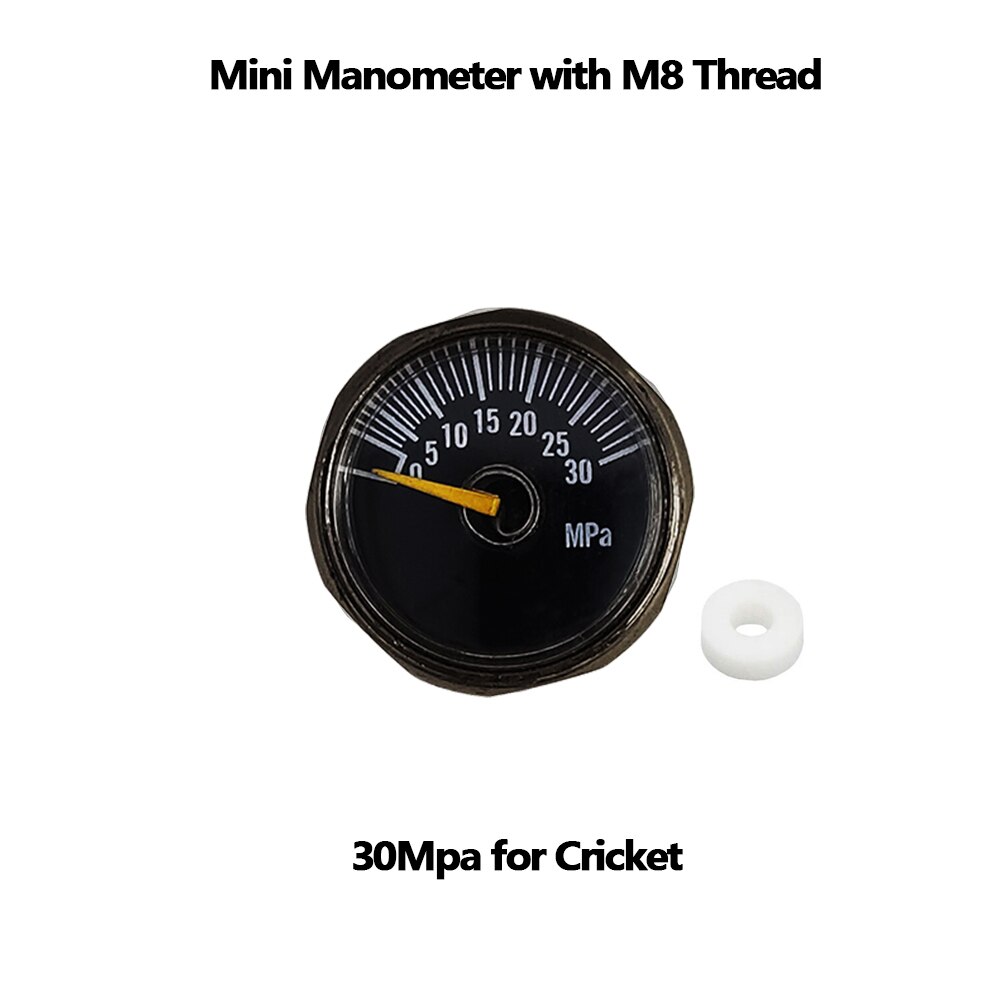 Airsoft Mini Micro M8 30Mpa/40Mpa For Cricket,0-6000PSI Dial Pressure Air Gauge Manometre Manometer High Pressure 25mm Diameter Airsoft Mini Micro M8 30Mpa/40Mpa For Cricket,0-6000PSI Dial Pressure Air Gauge Manometre Manometer High Pressure 25mm Diameter