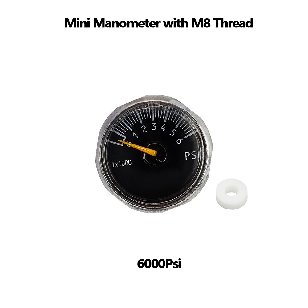 Airsoft Mini Micro M8 30Mpa/40Mpa For Cricket,0-6000PSI Dial Pressure Air Gauge Manometre Manometer High Pressure 25mm Diameter Airsoft Mini Micro M8 30Mpa/40Mpa For Cricket,0-6000PSI Dial Pressure Air Gauge Manometre Manometer High Pressure 25mm Diameter