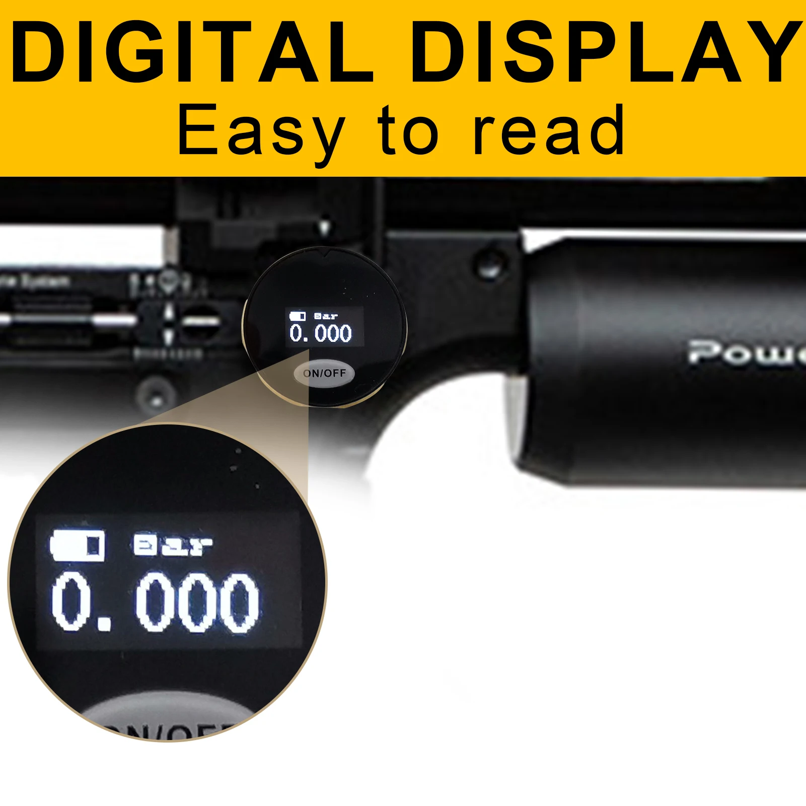 28mm PCP digital pressure gauge FX EDGUN high pressure manometer Sekhmet Paintball gauge 400Bar