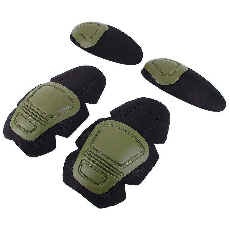 Tactical Knee&Elbow Protector Pad for Paintball Airsoft Combat Uniform Military Suit 2 Knee Pads&2 Elbow Pads Just Hunting Suit