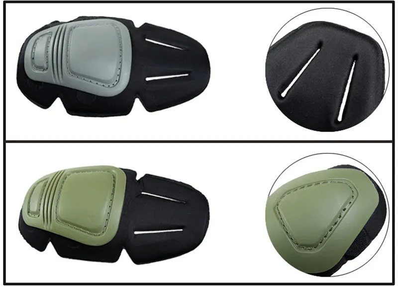 Tactical Knee&Elbow Protector Pad for Paintball Airsoft Combat Uniform Military Suit 2 Knee Pads&2 Elbow Pads Just Hunting Suit