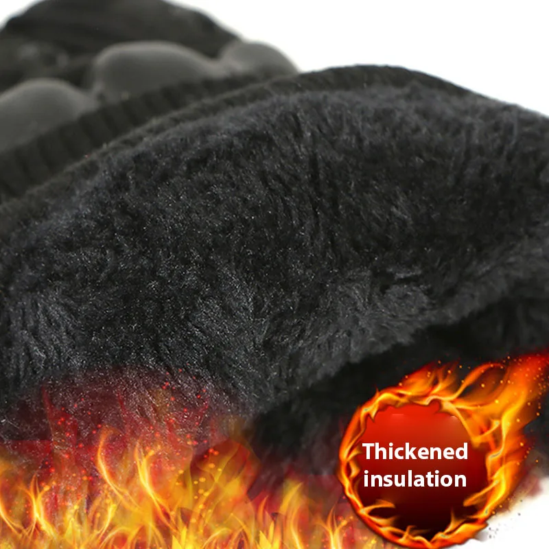 Full Finger Winter Warm Tactical Gloves Military Combat Touch Screen Thermal Gloves Outdoor Skiing Hunting Protective Gloves Men