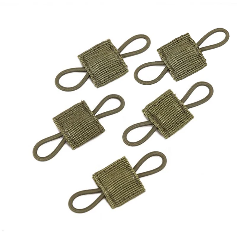 5Pcs/lot Antenna Binding Buckle Outdoor Tactical Molle System Backpack Vest Accessories Tactical Buckle Fixed Binding Retainer